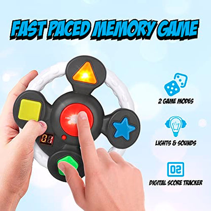 Point Games Handheld Memory Game, Kids Electronic Games, Sequence Fun for Kids with Lights & Sounds, Brain Challenge for Boys & Girls Ages 8+ - style: Star Memory Flash