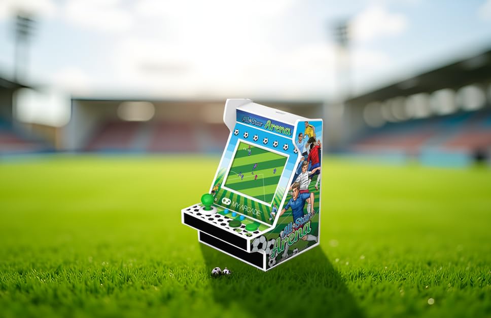 MY ARCADE All-Star Arena Nano Player - 4.5" Fully Playable Portable Mini Arcade Machine with 207 Retro Games, 2.4" Screen Color Display - style: All Star Arena