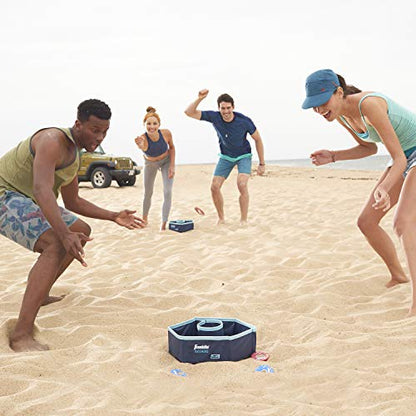 Franklin Sports Washer Set - (2) 12" x 12" Folding Targets - Portable Fun - Perfect for Beach, Tailgating, Parties - Replacement Bottle Cap Washers - style: Bottle Cap Washers