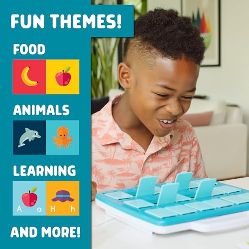 Chuckle & Roar Travel Matching Puzzle & Game Set – 40 Activities on 20 Cards, Grow-with-Me Game Modes, 1–2 Players, Preschool Learning Game, Ages 3+