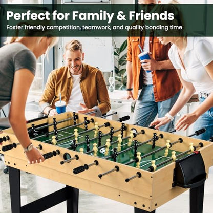 Goplus 10-in-1 Combination Multi Game Table Set, Adult Size Combo Game Table W/Foosball, Table Tennis, Pool, Air Hockey Table, Bowling, Chess, Checkers, Backgammon for Game Night - color: ['Black', 'Brown']