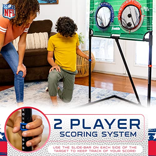 Franklin Sports Target Toss Games - Kids Football + Baseball Target Toss Games for Indoors + Outdoors - Fun Football + Baseball Throwing Games for Kids - Includes Targets + Mini Toy Balls - style: NFL Football