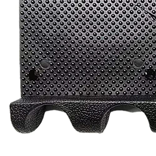 harayaa Pool Cue Holder Billiard Cue Rack Rubber Stand Stick Storage Table Furniture Set Wall Mount Portable Design Suitable for Game - color: 2 Place Black
