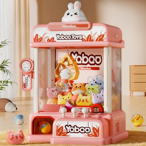 ORANGE OCEAN 54 PCS Large Claw Machine for Kids with Sound & Light, Vending Claw Machine Game Toys for Girls Ages 3-5 4-6 6-8, Claw Machines Toys Gifts for 3 4 5 6 7 8 Years Old Girls - style: Rabbit