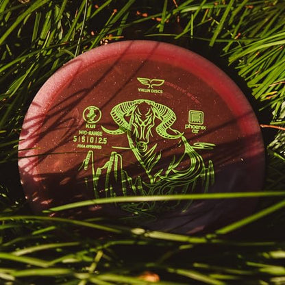 Yikun Midrange Disc Golf Disc-Overstabel Golf Mid-Range,PDGA Approved Great for Competition,Leisure and Entertainment - color: pink