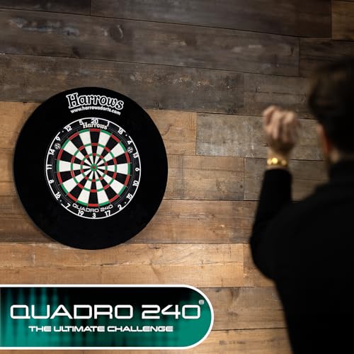 Harrows Dart Boards I Dartboard Official Size I Darts Board with Ultra Thin Knife Wire for Maximum Scoring I Compatible with Stand, Lighting, Cabinet