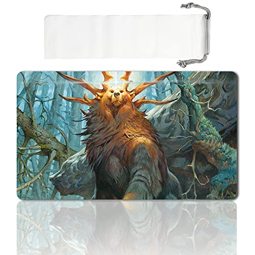 Board Game TCG Playmat Table Mats Games Size 60X35 cm Mousepad Compatible for MTG CCG RPG Trading Card Game (AYULA, Queen Among Bears) - color: Ayula, Queen Among Bears