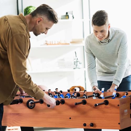 VEVOR Foosball Table, 55 inch / 42 inch Standard Size Foosball Table, Indoor Full Size Football Table for Home, Family, and Game Room, Soccer with Durable Soccer Set - size: 42IN