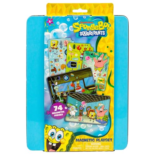 Spongebob Squarepants Magnetic Playset, 74 Magnets - color: Spongebob