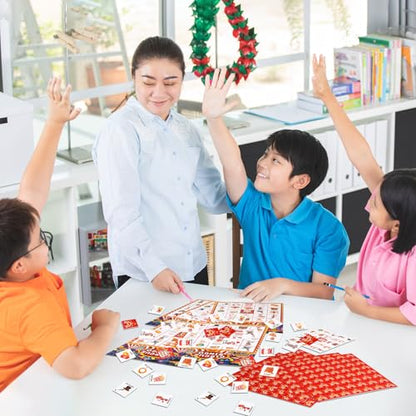 Liliful 35 Pcs Carnival Party Games 24 Players Circus Bingo Games Carnival Bingo Cards for Boys Girls Adults Family Classroom Activities Birthday Party Favors Supplies