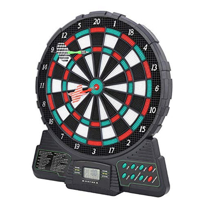 Interactive Electronic Dartboard Darts Set with Music Reminders&18 Game Options Great Entertainment Tool for All Ages At Home or Office