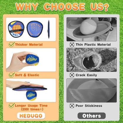 Ball and Catch Game Toss and Catching Ball Set Outdoor Toys for Kids at The Beach, Yard, Lawn Pool or Park Outside Games 4 Paddles 4 Balls Family Games for Kids and Adults Baseball Toys Gifts