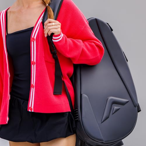 Franklin Sports Pickleball Pro Series Bag II - Court Backpack + Duffel Bag for Paddles, Balls + Equipment Storage - color: Black