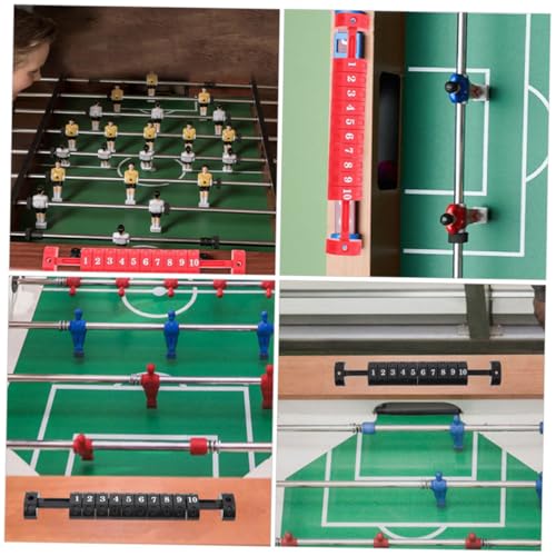 Toddmomy 4Pcs Foosball Score Keepers Durable Table Football Scoring Counters Black Red Lightweight Design for Easy Use for Desktop Games and Fun Competitions