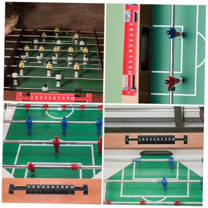 Toddmomy 4Pcs Foosball Score Keepers Durable Table Football Scoring Counters Black Red Lightweight Design for Easy Use for Desktop Games and Fun Competitions