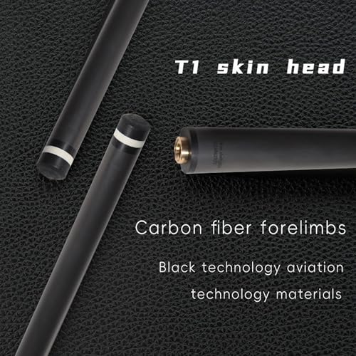 100% Carbon Fiber Shaft, Black Technology Shaft of Pool Cue Front Part for Billiard Play/Break/Snooker Cue Shaft with Foam- 737 mm,745mm,765mm - color: Uniloc(OKHEALING), size: 12.9*21.4*737