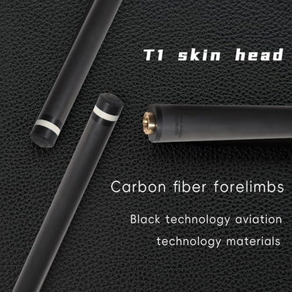 100% Carbon Fiber Shaft, Black Technology Shaft of Pool Cue Front Part for Billiard Play/Break/Snooker Cue Shaft with Foam- 737 mm,745mm,765mm - color: Uniloc(OKHEALING), size: 9.5*21.4*745