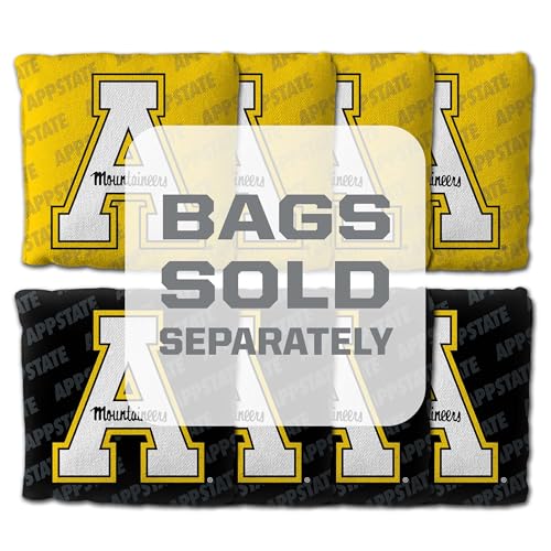 YouTheFan NCAA 2' x 4' Slogan Series Professional Wood Cornhole Game - color: Appalachian State Mountaineers