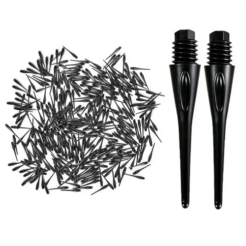 400 Pack 2BA Thread Soft Dart Tips - Premium Plastic Replacement Dart Points, Essential Dart Accessories Set for Soft Tip Darts