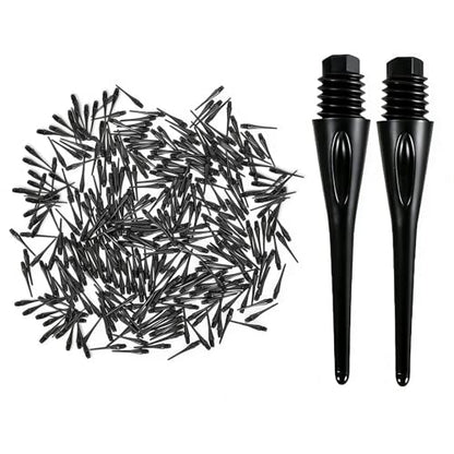 400 Pack 2BA Thread Soft Dart Tips - Premium Plastic Replacement Dart Points, Essential Dart Accessories Set for Soft Tip Darts