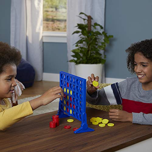 Connect 4 Hasbro Gaming Classic Grid, 4 in a Row Game, Strategy Board Gamesfor Kids, 2 Playersfor Family and Kids, Easter Gifts forBoys and Girls, Ages 6+, ONE Size (Pack of 2) - size: ONE SIZE (Pack of 2)