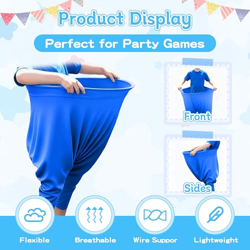 Granny Pants Yard Game Oversized Granny Pants Outdoor Games Party Set - color: Red and Blue