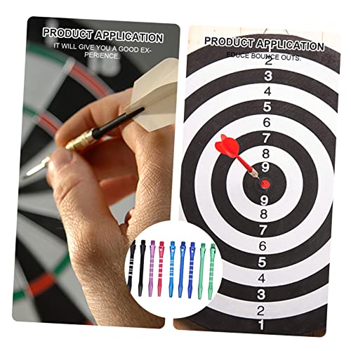 Aluminum Alloy Dart Shafts Set Durable Portable Rods with Standard Threading Lightweight Design and Easy Installation for Enhanced Dart Performance