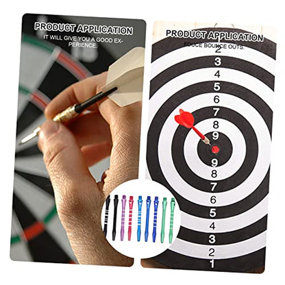 Aluminum Alloy Dart Shafts Set Durable Portable Rods with Standard Threading Lightweight Design and Easy Installation for Enhanced Dart Performance