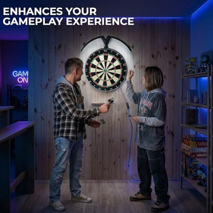 Dart Board Light, Professional Led Dartboard Light with 3M Power Cable, Securely Fits All Dart Boards, Bright Darts Lighting Accessories for Eliminating Shadows