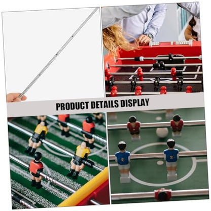 BESPORTBLE Soccer Machine Pole for Foosball Table Metal Replacement Rod Handle Accessory for Table Soccer for Indoor Games
