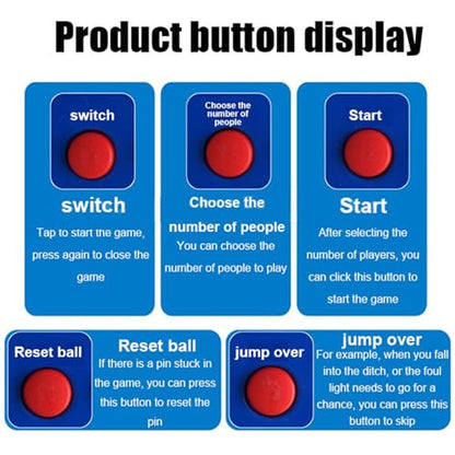 Home Bowling Alley Game with LED Electronic Scoreboard, Automatic Reset, Lighting & Sound Effects – Interactive 2-Player Fun for Family Entertainment - size: 3.5m