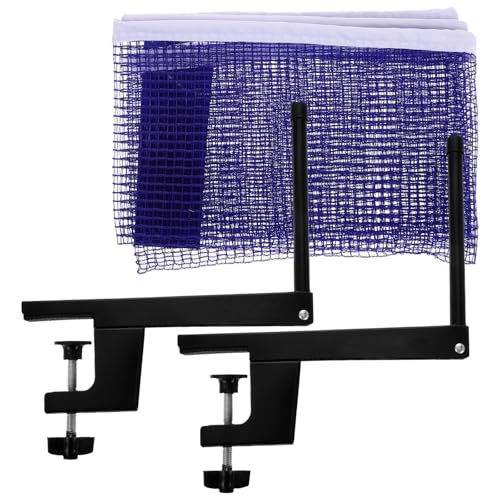 Happyyami Portable Table Tennis Net Set Retractable Design for Use Easy Assembly Stability Compatible Standard Tables