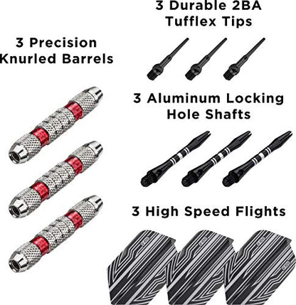 Viper Wind Runner Soft Tip Darts, 18 Grams - color: Red