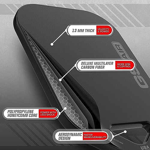 GoSports USAPA Approved Carbon Fiber Pickleball Paddles - GS AIR or GS PRO - color: GS AIR