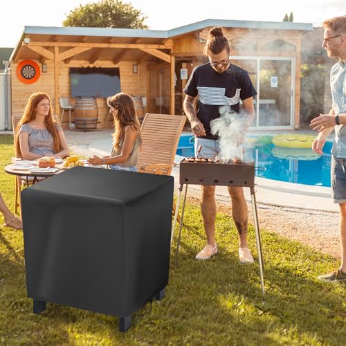 Outdoor Furniture Cover Small,15 Inch Square Patio Table Covers,Waterproof Outside Small Side Table Cover - 15 X 15 X 18 Inch - size: 15" L x 15" W x 18" H