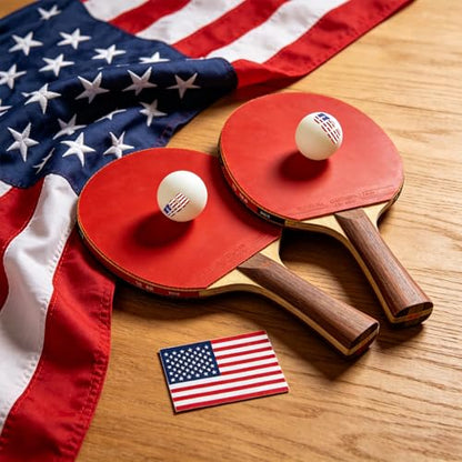 24 Pcs Independence Day Table Tennis Balls Bulk, 40mm Ping Pong Balls, 250th Anniversary Patriotic USA Funny Toys for 4th of July Party Gift. - style: Font style
