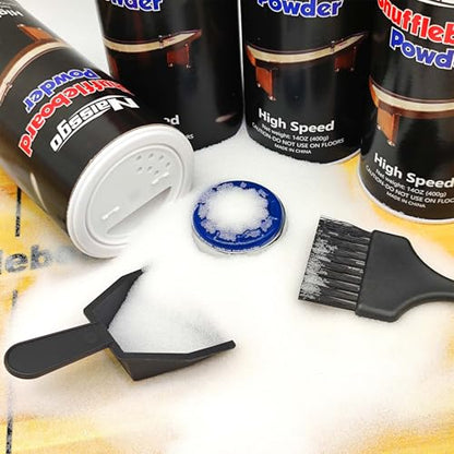 Shuffleboard Sand Wax Shuffleboard Powder Set with Small Brush & Pan - style: 4 Cans High Speed