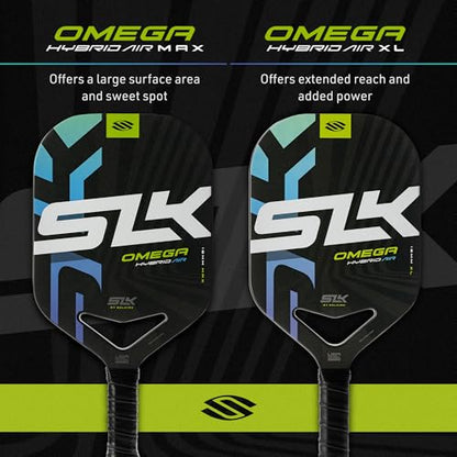 Selkirk Sport SLK Omega Pickleball Paddle | Edgeless Carbon Fiber - color: Oasis, size: Max (All-Around Paddle)
