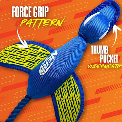 Nerf Dog Large Nylon Launching Duck/Blue/Green - color: Blue/Green