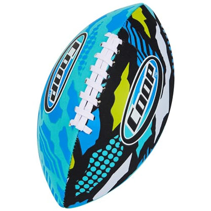 Swimways Hydro Waterproof Football, Outdoor Games for Adults and Kids, Swimming Pool Accessories and Pool Party Games,9.25 Inches, Green - color: Blue