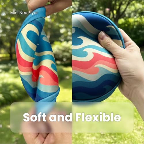 Soft Flying Disc Toy, Mini Lightweight SBR Foam Flyer, Flexible Safe Catch Flying Disc for Indoor Outdoor Play - style: C