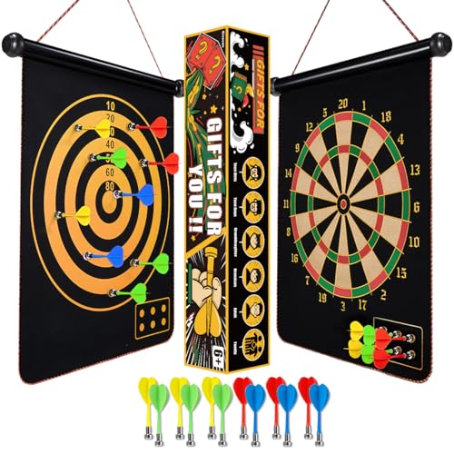 Magnetic Dart Board Outdoor Games for Kids 8-12, Teen Boys Gift Ideas for Birthday, Cool Toys for Teenage Activities Age 6 7 8 9 10 11 12 13 14 15 16 Years - style: Blind Box