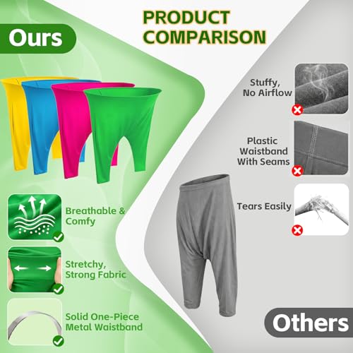 Granny Pants Yard Game, Granny Pants Outdoor Party Game Granny Pants Outdoor Game with Bouncy Balls and Pump Fun Family Reunion & Adult Yard Games for Groups - color: yellow+green