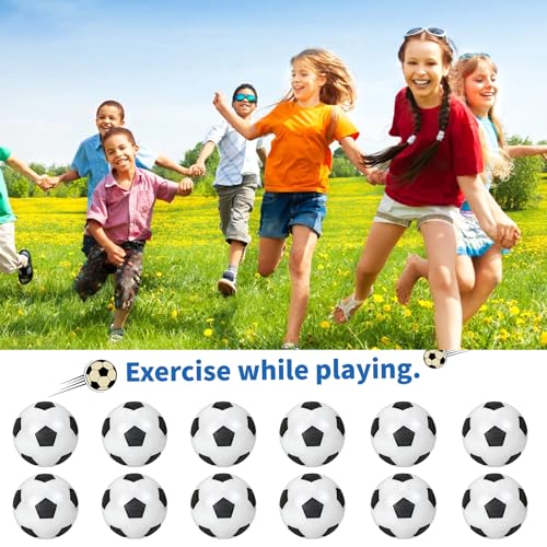 12 Pack Mini Soccer Balls for Kids, 4'' Small Soccer Ball for Pool Beach Garden Sports Game Party Supplies, Inflatable Mini Classics Soccer Balls for Indoor Outdoor Games - style: 12P Mini Classics Soccer Balls