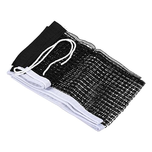 M METERXITY Table Tennis Net Replacement - Ping-Pong Net String Tension Equipment, Polyester Cotton, Apply to Standard Table - color: Black