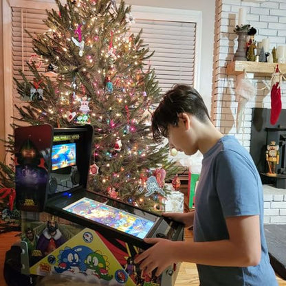 Legends Pinball Micro, Arcade Machine Console, Classic Retro Video Games, 50 Built in Licensed Pinball Games, Space Invaders, Bubble Bobble,Time Machine, WiFi, HDMI, Bluetooth