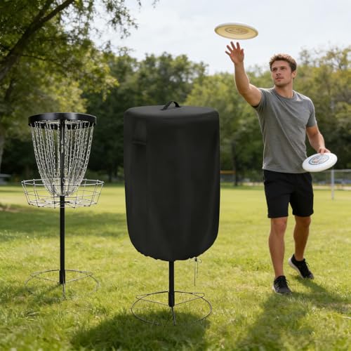 Disc Golf Basket Cover, Polyester 26 by 35 Inch for All Weather Standard Disc Golf Gear Cover