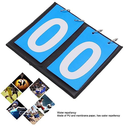 Tyenaza Multi - Sport Tabletop Flip Scoreboard, Portable 2/3/4 Digit Counter – Perfect for Football, Basketball, Volleyball