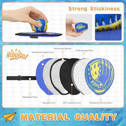 Toss and Catch Game Set Classical Outdoor Toys for Kids at The Beach, Yard, or Park Outside Games 4 Paddles 4 Balls Family Games for Kids and Adults Easter Toys Gifts
