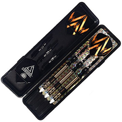 CUESOUL Soft Tip Darts Set Plastic Tip with Dart Case - color: 16g-Brass-072